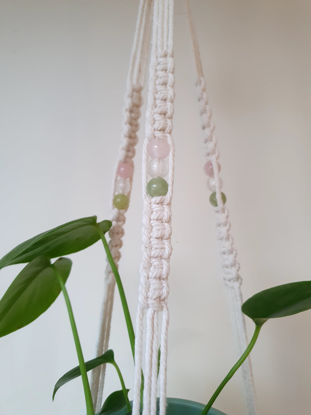 Jade, Rose and Rock Quartz trio