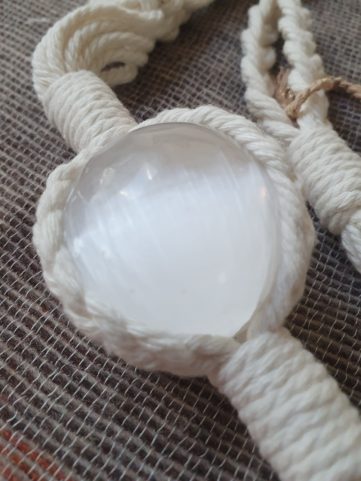 Selenite sphere